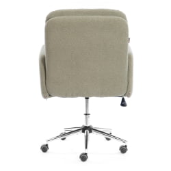 Кресло Dover хром букле, олива, barni dusty green