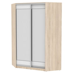 Шкаф-купе ЙА-230х1400-568-4(ДСС-Белый-Д2Д2) / YA-230х1400-568-4(ДСС-Белый-D2D2)