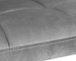 Офисное кресло для персонала ДОБРИН ТЕРРЙ БЛАCК (серый велюр (МДЖ9-75)) 2 шт / DOBRIN TERRY BLACK (MJ9-75))