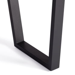 Стол COSTA ЛДСП/HPL/металл, 120 х 80 х 75 см, Гранит темный/черный