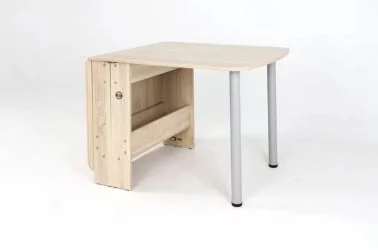 Раздвижной овальный стол Оригами Ясень Шимо светлый