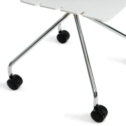 Стул офисный HANSEN (mod. 606-1) Белый/хром