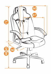 Компьютерное кресло NEO (3) Черный/синий