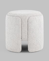 Пуф Taks букле (светло-серый)