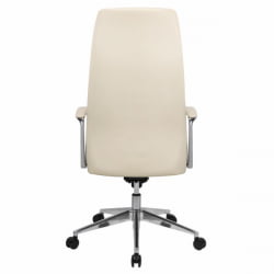 Кресло руководителя BRABIX PREMIUM Adept EX-752, синхромеханизм, алюминий, экокожа, бежевое