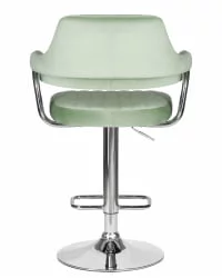 Стул барный DOBRIN CHARLY Пудрово-мятный велюр MJ9-87