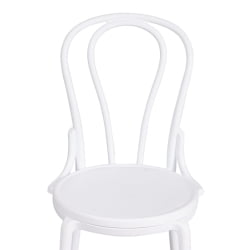 Стул со спинкой THONET (mod. PL62) пластик, 42 x 52 x 89 см, White (Белый) 01