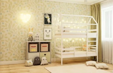 Кровать-домик RooRoom кд-77 Белый