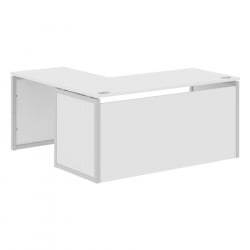 Стол письменный угловой правый XTEN-QP XQPCT 1615H R Белый Серый