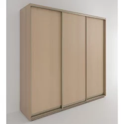 Шкаф-купе 3-х дверный Акцент-Сим Д 2400х600 Дуб молочный