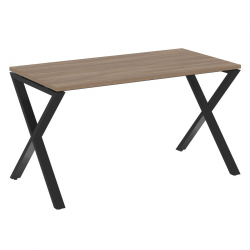 Стол рабочий LOFT VR.L-SRX-3.7 Металл черный Дуб Аризона