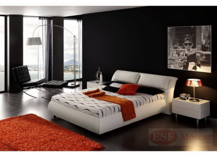 Кровать 615 Мег Кровать 180 см Белый / Meg_0