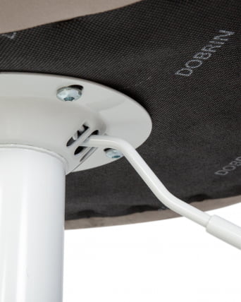 Стул барный DOBRIN TAILOR WHITE Серый велюр MJ9-75_7