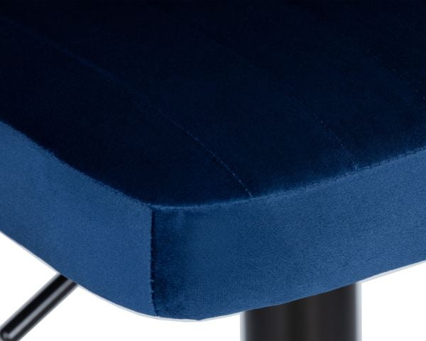 Стул барный ДОБРИН CХАРЛЙ БЛАCК (синий велюр (МДЖ9-117)) 2 шт / DOBRIN CHARLY BLACK (MJ9-117))_7