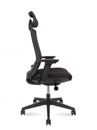 Кресло офисное Руби блэк / Рубй блаcк CХ-312А-Б-ББ / Ruby black CH-312A-B-BB_3