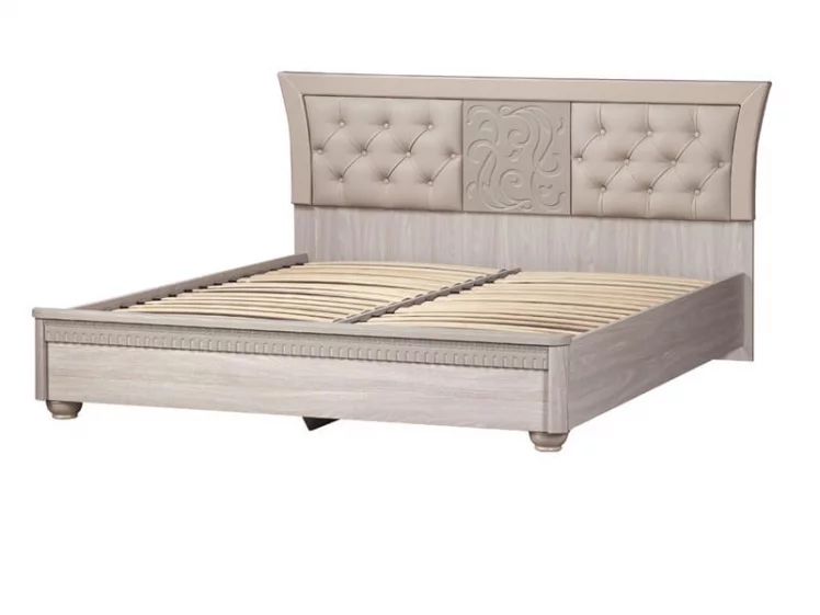 Кровать Лючия 198 Дуб Оксфорд серый_0