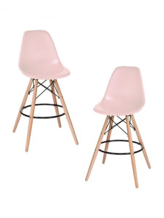 Стул барный ДОБРИН ДСВ БАР (ножки светлый бук, цвет сиденья светло-розовый (ПК-02)) 2 шт / DOBRIN DSW BAR (PK-02))_0