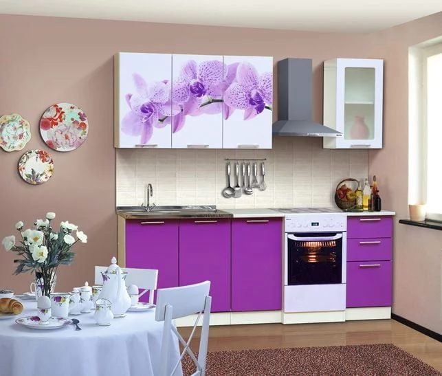 Кухня 1,6 м Орхидея_2