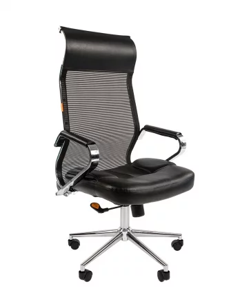 Кресло для руководителя CХАИРМАН 700 сетка Черный / CHAIRMAN_0