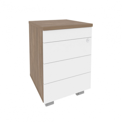 Тумба мобильная (TIP-ON) ONIX O.TM-3 TIP Дуб Аризона/Белый_0