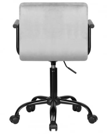 Офисное кресло для персонала ДОБРИН ТЕРРЙ БЛАCК (серый велюр (МДЖ9-75)) 2 шт / DOBRIN TERRY BLACK (MJ9-75))_6