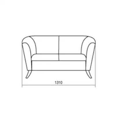 Диван двухместный Карр 2Д Терра 118_1