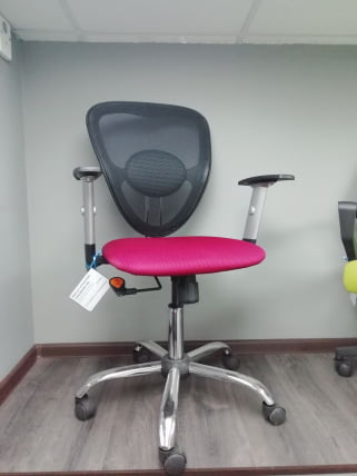 Офисное кресло для оператора CHAIRMAN 451 TW 13/AC (красный/черный) (Л)_0