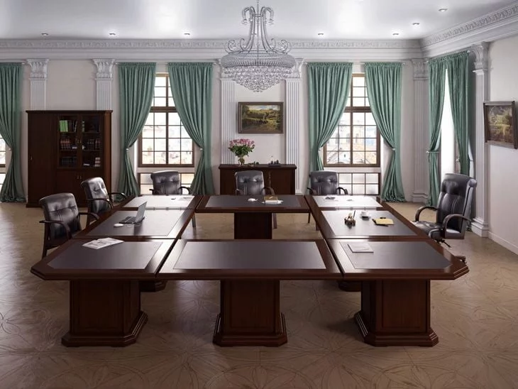 Стол для переговоров MINISTRY MNS2970002 Южный орех_1