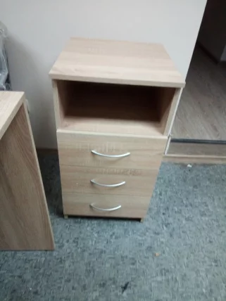 Тумба приставная SC-3D.1 (Дуб сонома светлый)_1