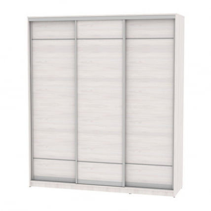 Шкаф-купе B-220х200х60-2(ЯАС-D7D7D7)_0