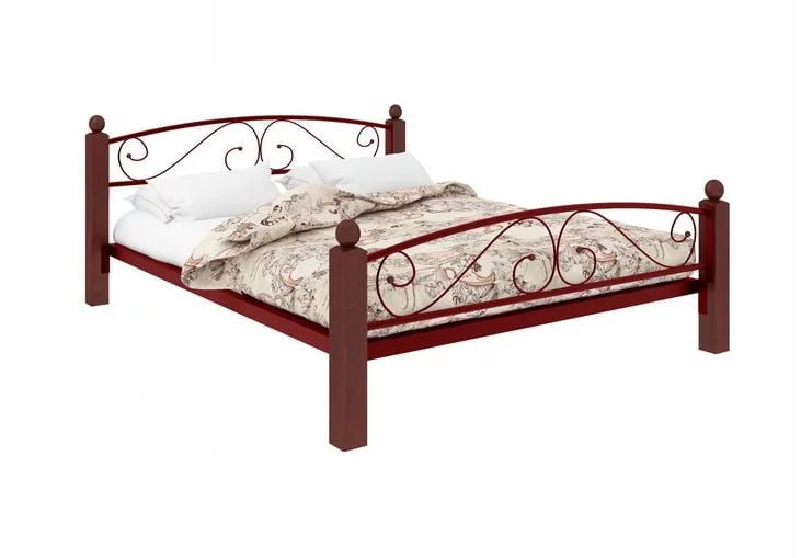 Кровать Вероника Lux Plus 1800х2000 Красная_0