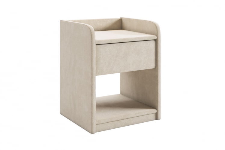 Тумба прикроватная Аманда 2 TM-003.2 крем (велюр)_0