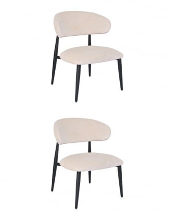 Кресло лаунж Ayla молочный 2 шт._0