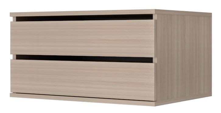 Тумба с 2 ящиками Хит-Т-14 Дуб млечный_0