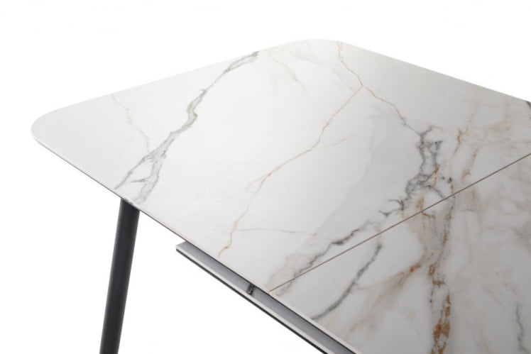 Стол Месси раздвиж. 140-180 Светлый мрамор/Бабочка_6