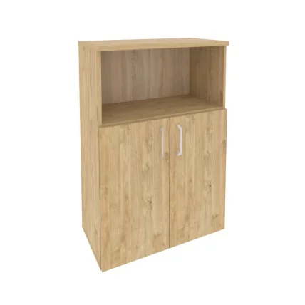 Шкаф средний широкий (2 низких фасада ЛДСП) ONIX O.ST-2.1 Тиквуд светлый_0