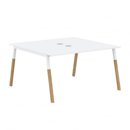 Рабочая станция Forta FWST 1313 Белый премиум Дуб Гамильтон_0