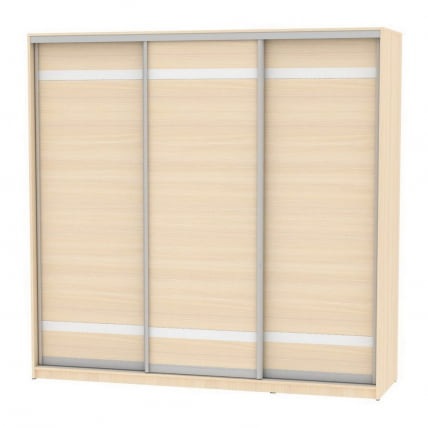 Шкаф-купе B-230х235х60-3(ДМ-D9D9D9)_0