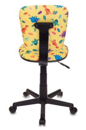 Кресло детское Бюрократ CH-204NX/DINO-Y желтый динозаврики_1