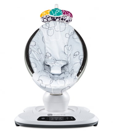 Электронное кресло-качалка 4Moms Mamaroo 4.0 Серебро_9