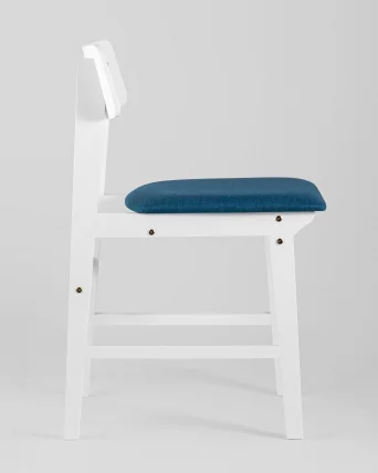 Комплект из двух стульев ODEN WHITE 2 шт Синий_2
