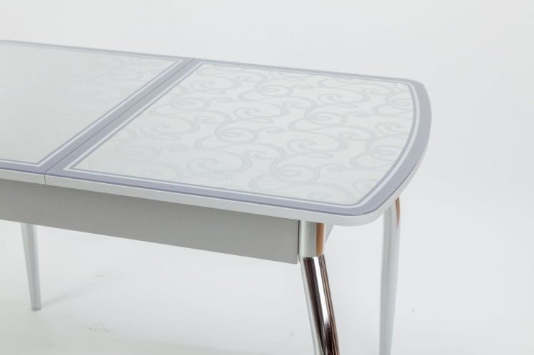 Столешница Чикаго КЗ (6191) серый,завитки серые_0