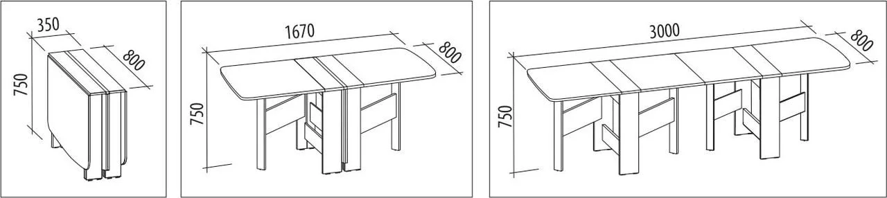 Стол-книжка Колибри 13 Сосна Астрид-Кембридж Крем Квазар_3