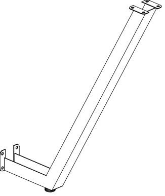 Опора столешницы 40х40 ONIX О.R-O.S_0
