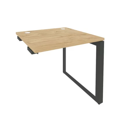 Стол-приставка на О-образном м/к к опорным элементам ONIX O.MO-SPR-0.8 Тиквуд Светлый/Антрацит_0