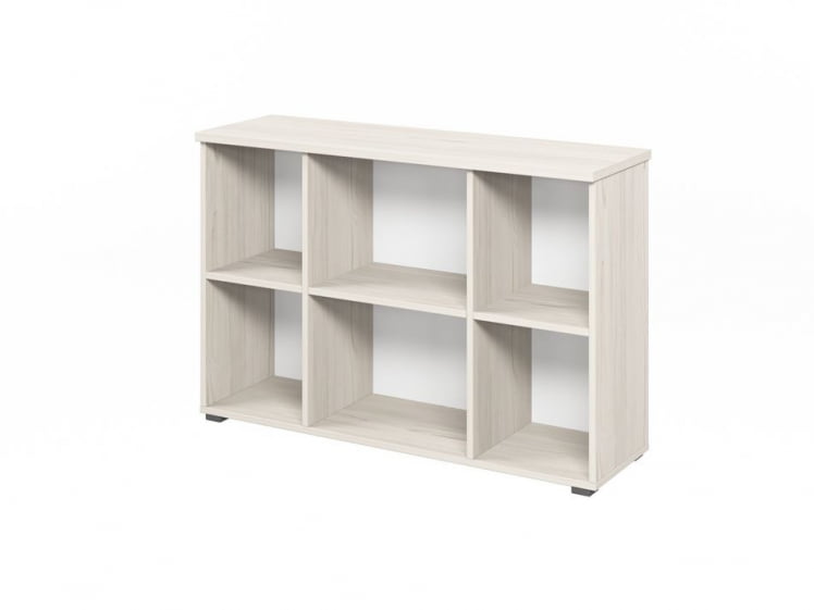 Стеллаж низкий LEMO L-69 Сосна Скандинавия_0