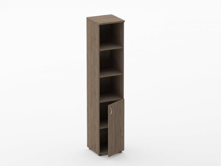 Шкаф высокий полуоткрытый Twin 16.16.14Пр Дуб Верцаска_1