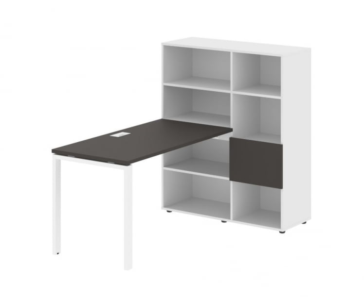 Рабочая станция EDIS EURST 1113 Мокко Белый Белый_0