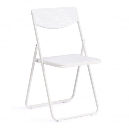 Стул складной FOLDER (mod. 3016) каркас: металл, сиденье/спинка: пластик, 48,5 х 48 х 82,5 см, white (белый)_0