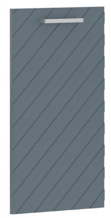 Дверь низкая правая Torr LUX TLLD 42-1 R Серо-голубая_0